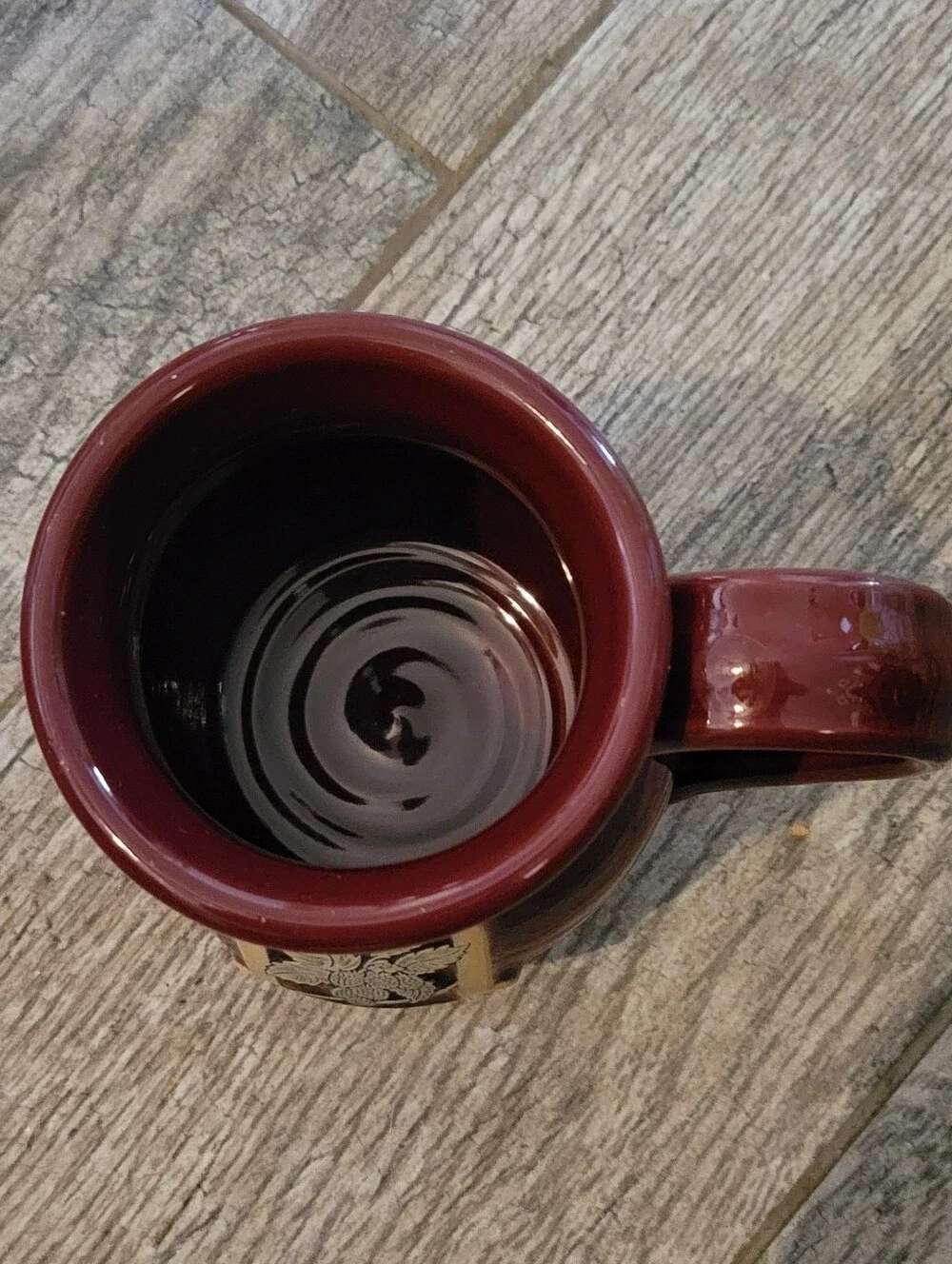 Deneen Pottery OLALLIEBERRY INN Cambria Calif Souvenir Round Belly Mug Handmade